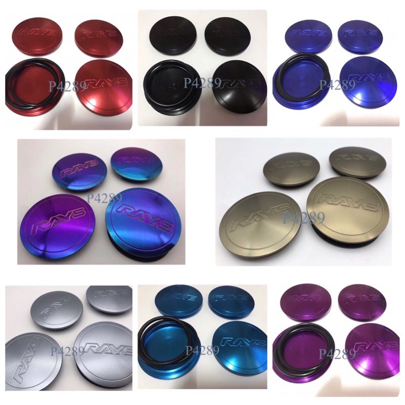 ฝาปิดดุมล้อ RAYS TE37 / CE28 / RE30 ขนาด 60มิล และ 62มิล (4ชิ้น)งานCNC ฝาล้อ ฝาล้อแต่ง ฝาล้อแม็ก ปิด