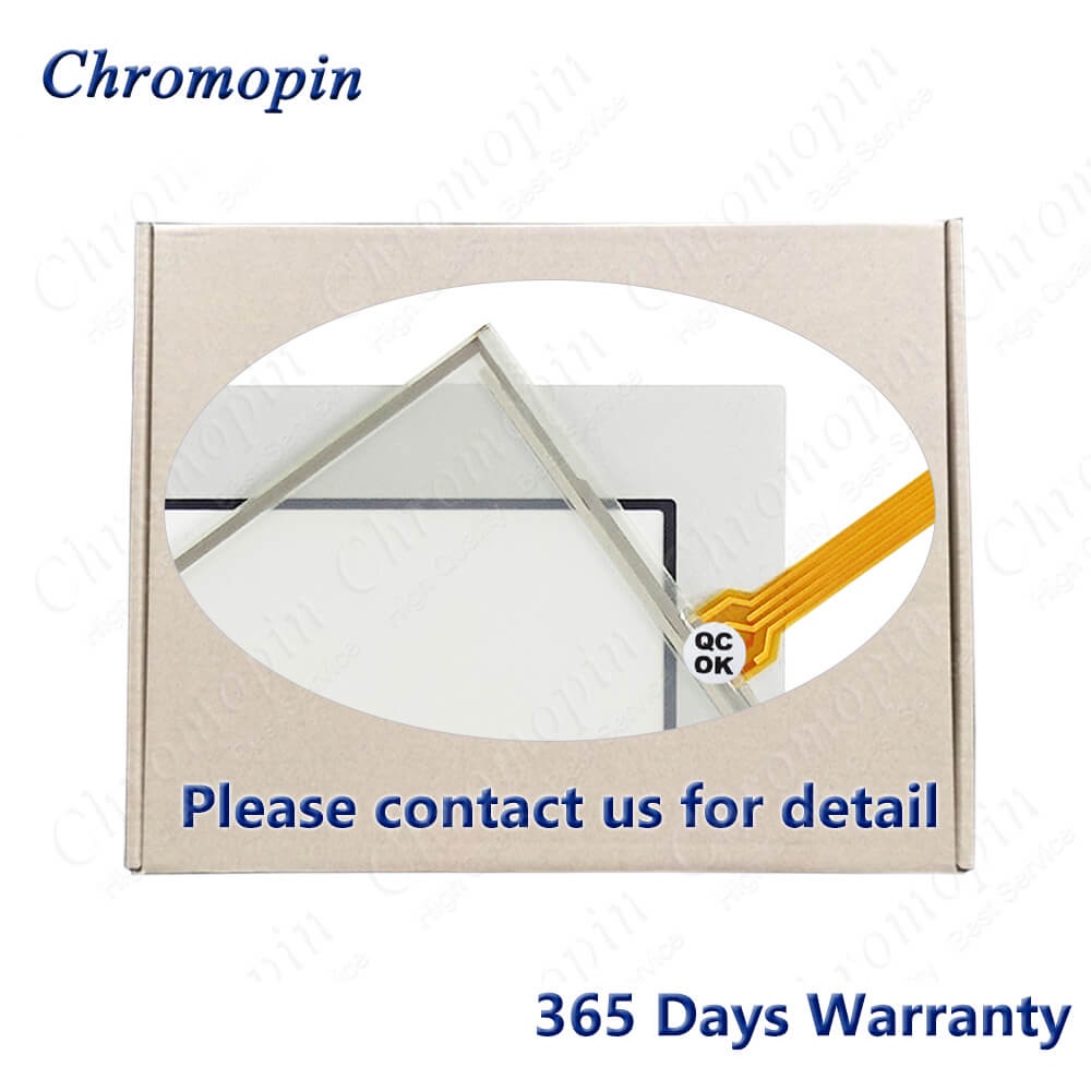 LQ057Q3DG21 แผงหน้าจอสัมผัส Glass Digitizer & ฟิล์มกันรอยด้านหน้า Overlay สําหรับ Pro-face LQ057Q3DG