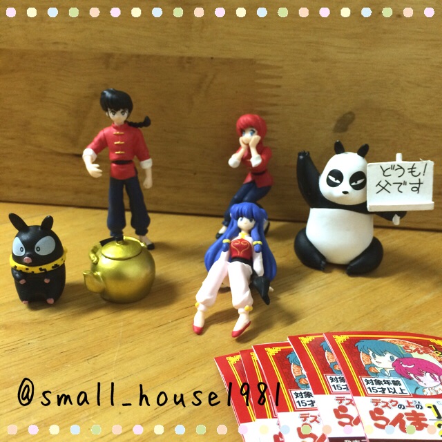 กาชาปอง ยกเซท Ranma 1/2 Desktop ver.