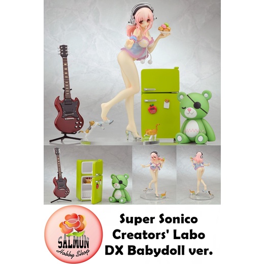 Figure ฟิกเกอร์แท้ (Yamato) SoniComi (Super Sonico) - Sonico - Creators' Labo - DX Babydoll ver.