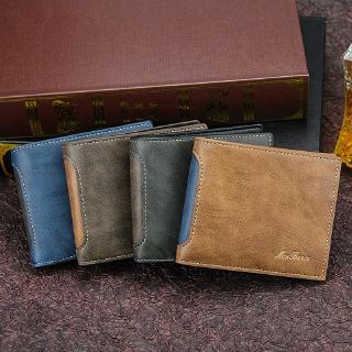 กระเป๋าสตางค์หนัง กระเป๋าสตางค์สั้นผู้ชาย Men Wallet