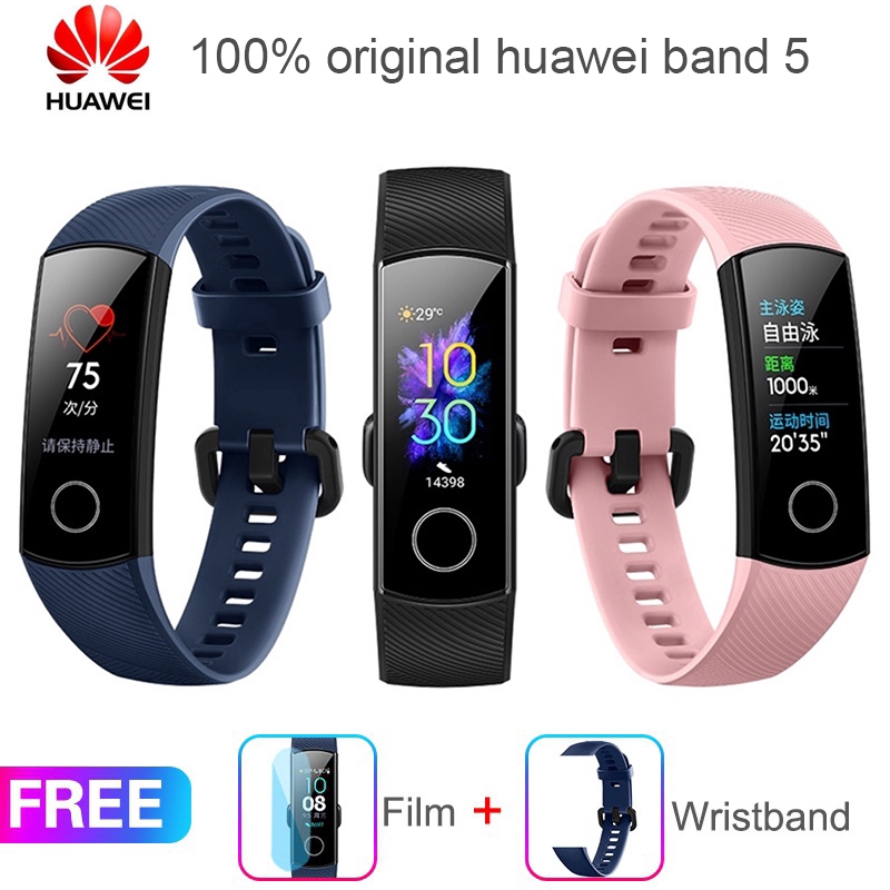 Original Huawei Honor Band 5 สายรัดข้อมือวัดอัตราการเต้นหัวใจ