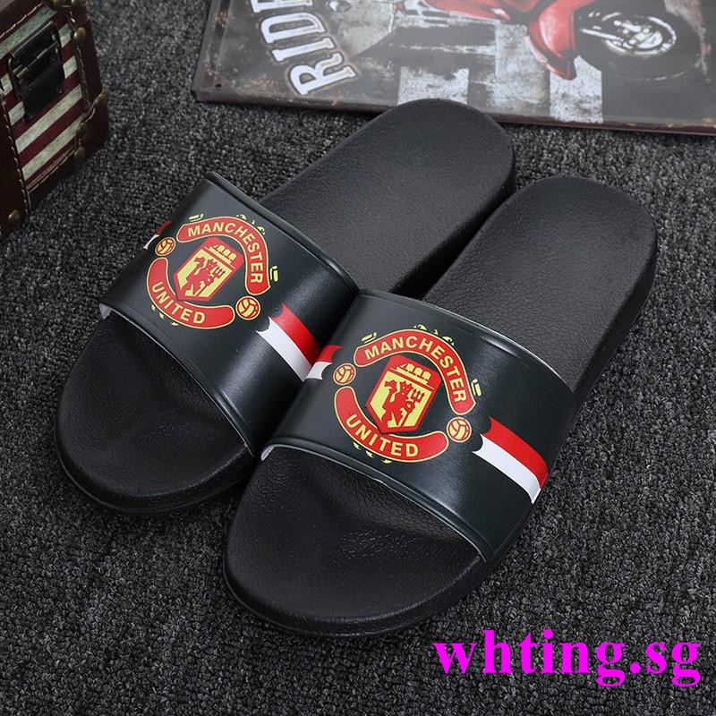 สินค้าพร้อมLFC Manchester MC MU Liverpool FC Football Team LOGO Slippers Chelsea AS Team LOGO Club LOGO Casual Slippers YNWA