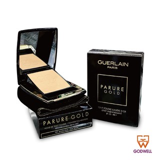 Guerlain - Parure Gold Radiance Powder Foundation SPF15  PA++ 10g (Shade 00 Beige Ivoire/01 Biege Pale) - Ship From Hong Kong