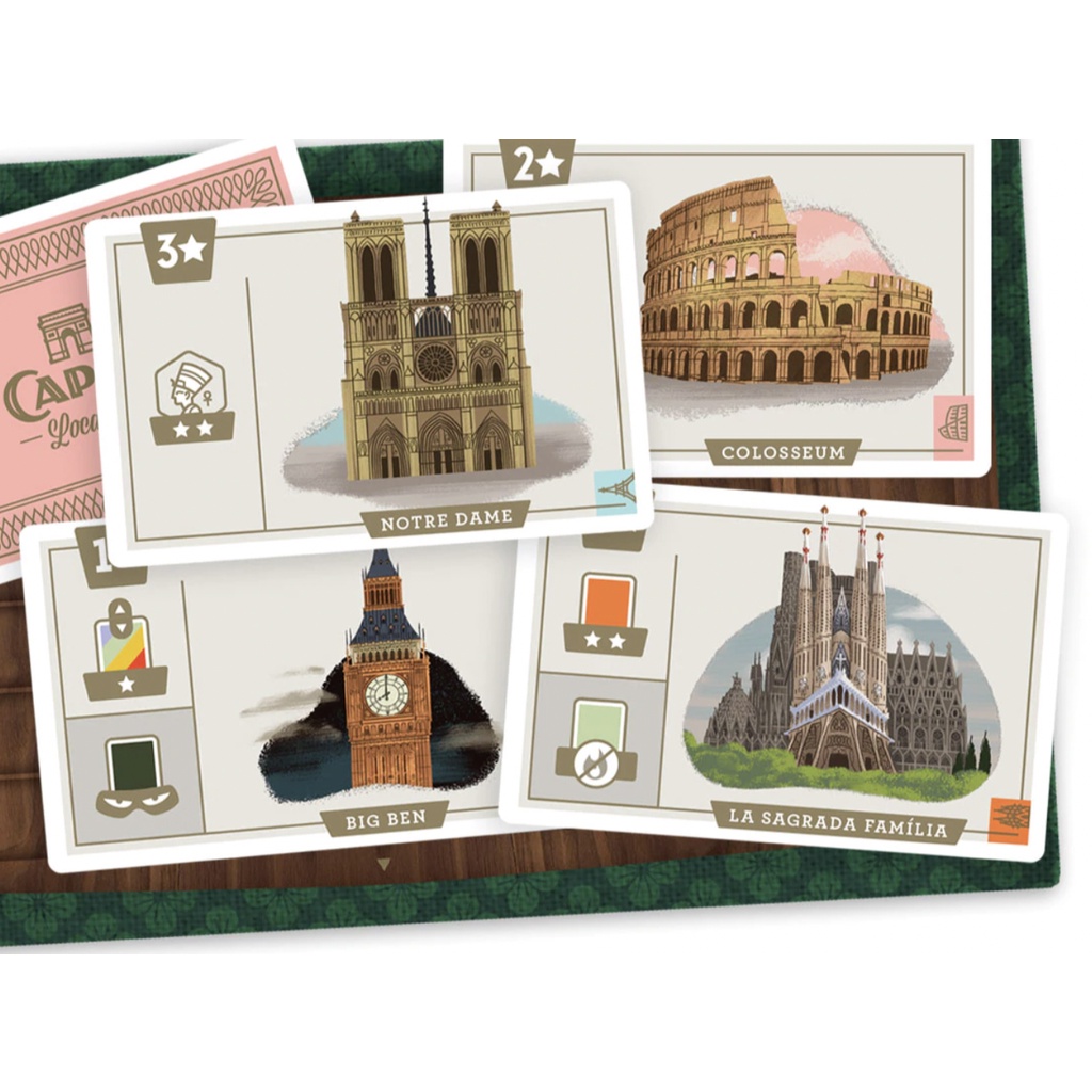 caper caper Europe Board Game บอร์ดเกม payakarun_boardgame