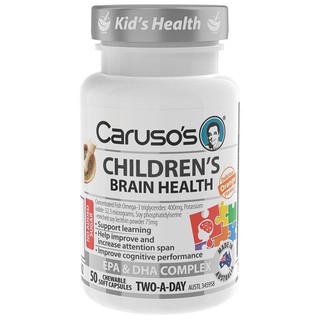 Carusos Childrens Brain Health 50 Capsules