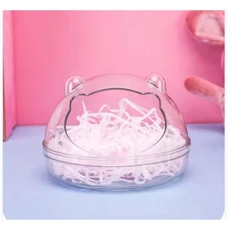 crazy pet shop 🐹โดมหนูแฮมอคริลิค ห้องน้ำใส สำหรับสัตว์เลี้ยงหนูแฮมสเตอร์