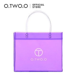 O.TWO.O กันน้ำ กระเป๋าเครื่องสำอางแบบพกพา ทนทาน Waterproof Cosmetic Bag Purple Gift-bag