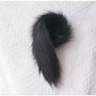 หางแมว 40cm ขนฟูนุ่ม แบบเข็มกลัด+โบว์ผูกเอว [พร้อมส่ง] มีหลายสี
