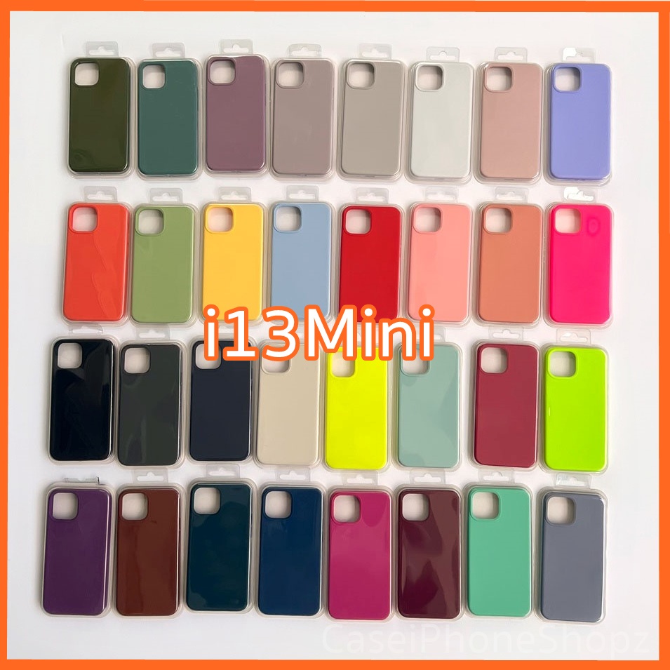 i13Mini เคสกำมะหยี่ ปิดท้าย สำหรับ i13Mini ด้านนอกซิลิโคน ลบรอยปากกาได้