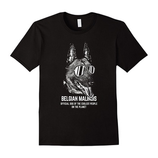 เสื้อยืดคอกลม แขนสั้น พิมพ์ลาย Belgian Malinois Dog Of The Coolest People Series คุณภาพสูง พลัสไซซ์ แนวสร้างสรรค์ เหมาะก