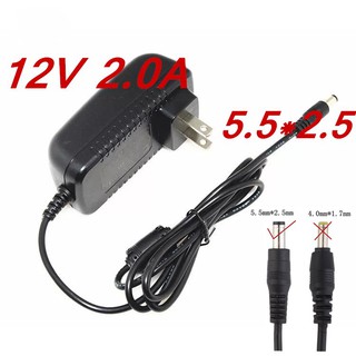 แหล่งขายและราคาDC อะแดปเตอร์ Adapter 12V 2A 2000mA (DC 5.5 x 2.5MM)อาจถูกใจคุณ