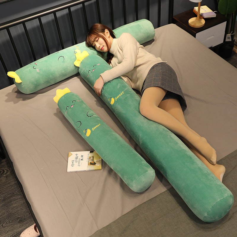 Pillow long pillow girl for sleep pillow cute bed clip legs super soft