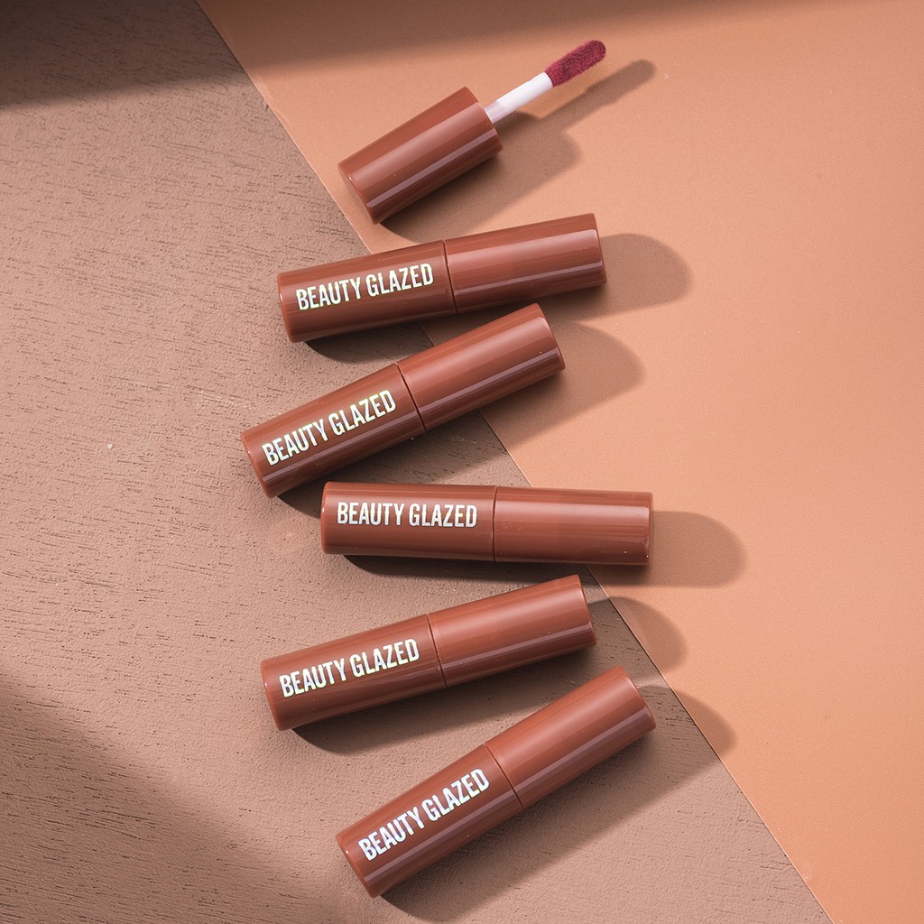 BEAUTY GLAZED ลิปสติกกันน้ำติดทนนาน Matte Lip Clay รูปที่ 8