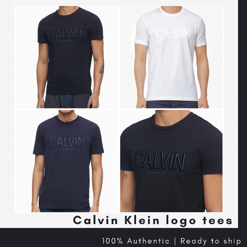 Calvin klein Slim fit Tshirt 100 Authentic Shopee Thailand
