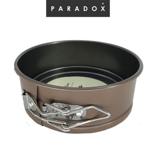 พิมพ์อบขนม สีน้ำตาล ทรงกลม ขนาด 12.5 ซม. สูง 5 ซม. Paradox Mini Round Springform