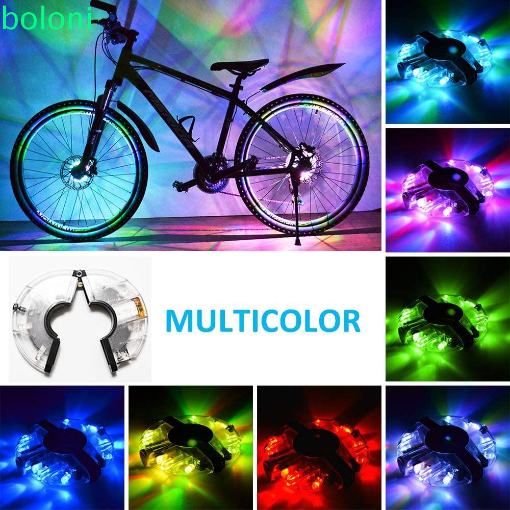 [READY STOCK] Colorful Wheel Hub Lights Rechargeable Warning Lamp Spoke