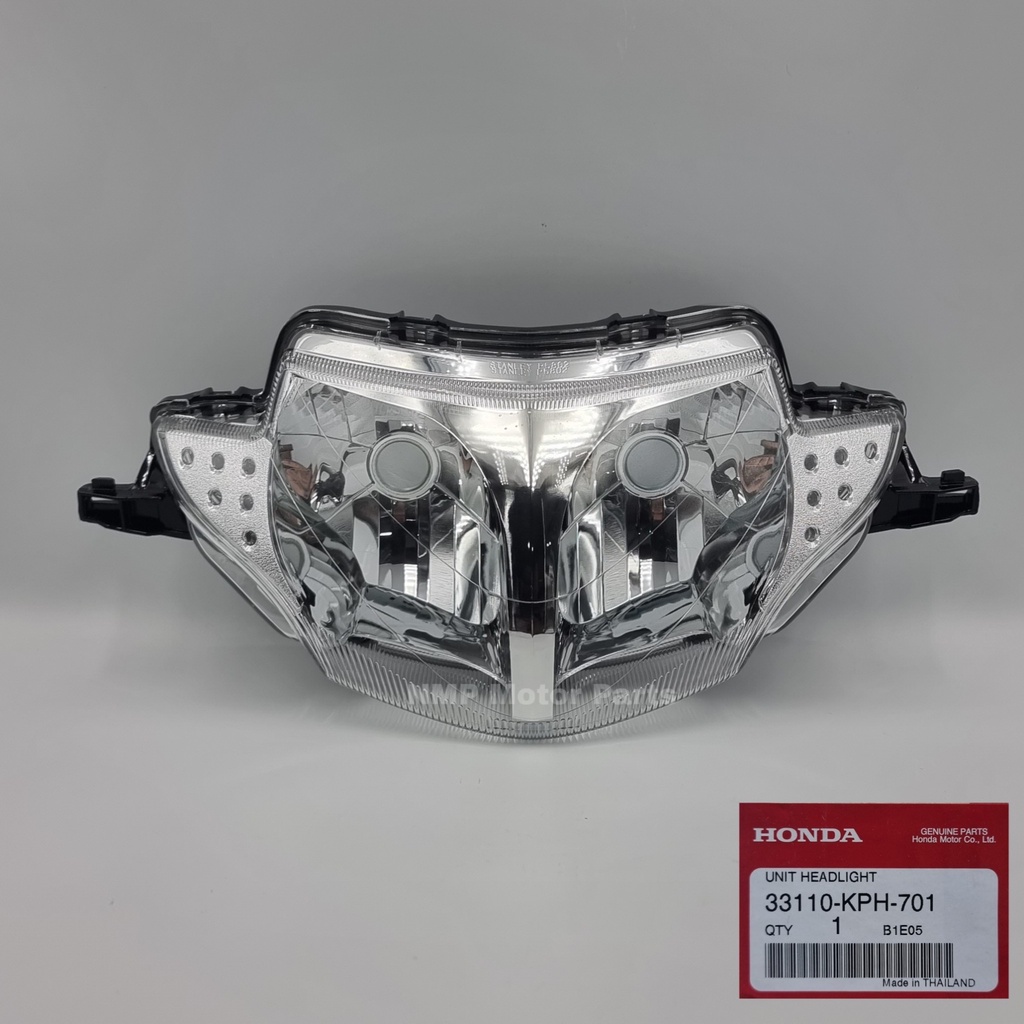 ไฟหน้า WAVE 125 S WAVE 125I ไฟเลี้ยวบังลม โคมใส แท้ HONDA HEADLIGHT  70