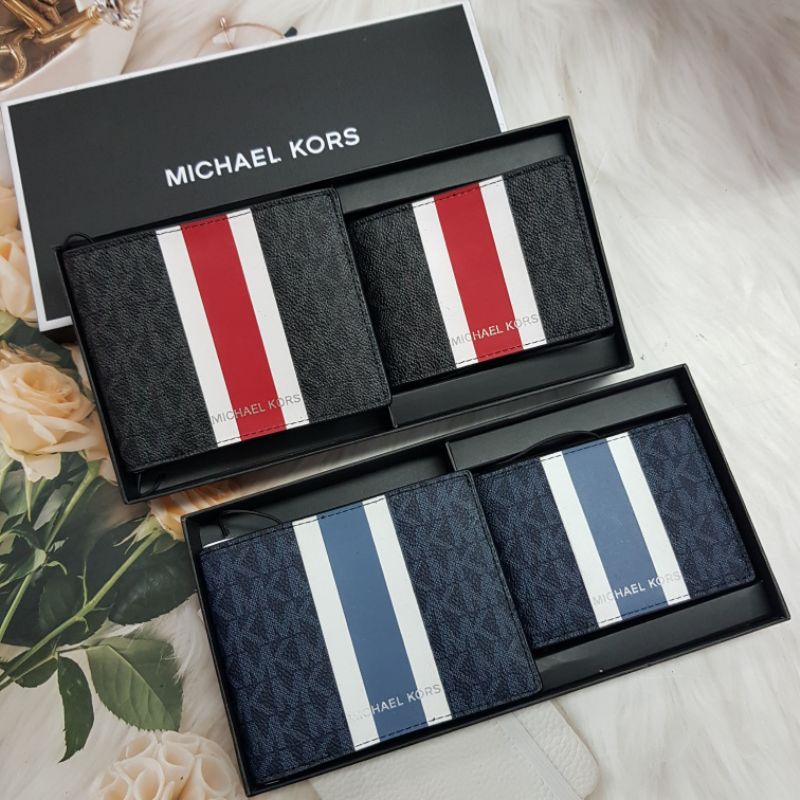 Michael kors wallet ★ ของแท้ กระเป๋าสตางค์ ผู้ชาย Mk พร้อมส่ง ★ ของใหม่
