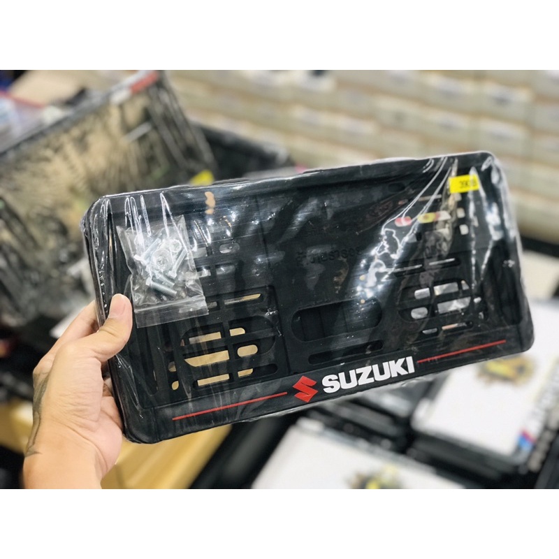 กรอบป้ายทะเบียน Suzuki กรอบป้าย license plate กรอบป้ายทะเบียนแต่ง