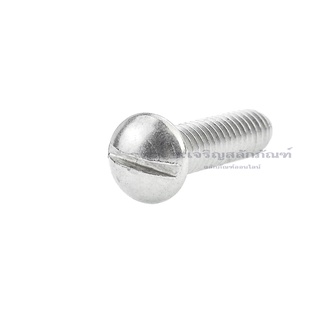 น็อตหัวร่มผ่าสแตนเลส ขนาด 5/16"  1/4" สกรูหัวร่มผ่า หัวกะทะ หัวเห็ด Stainless Steel Phillip Trush Head Screw