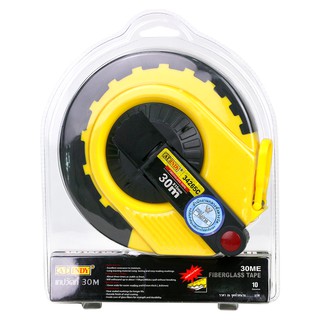 ตลับเมตรเทปไฟเบอร์กลม 30 เมตร สำหรับวัดขนาดที่ดิน รุ่น 34265C Measuring Tape ยี่ห้อ AT INDY