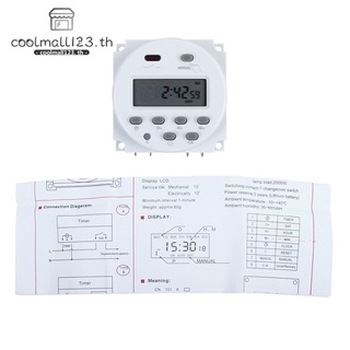 DC 12v Digital LCD Power Programmable Timer Time Switch Relay 16A AMPS