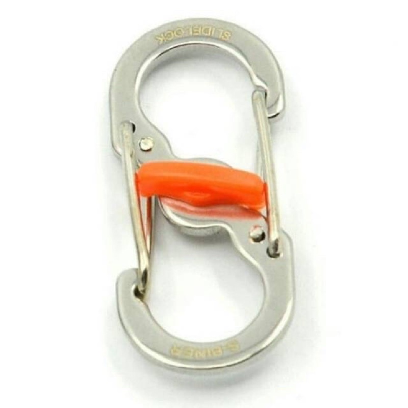 โลหะ S-biner carabiner โลหะสปริงตะขอ mini carabiner connector MINI carabiner S Hook MINI