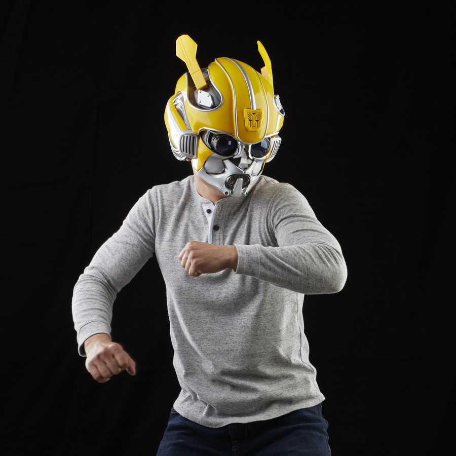 Transformers Bumblebee Cosplay Showcase Helmet With Built-in