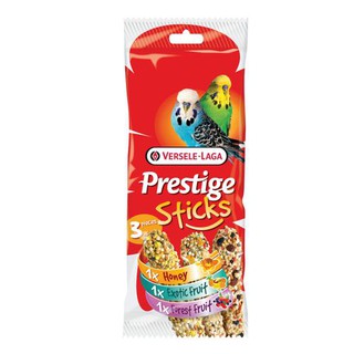 Stick Budgies Tripl. Var. Pack 90g.  สติ๊ก บัดจี้ส์ ขนมแท่ง สำหรับนกหงส์หยก (รวมรส 3 แท่ง)