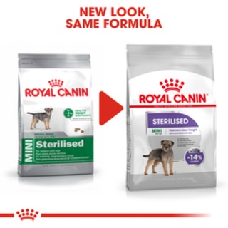 Royal Canin MINI STERILISED อาหารสุนัขโต พันธุ์เล็ก ทำหมัน ชนิดเม็ด  8KG