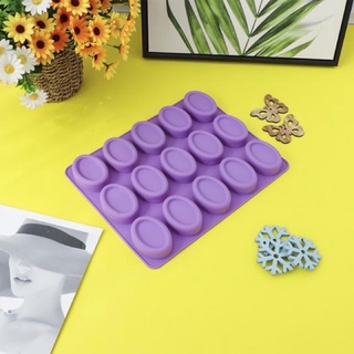 Ellipse silicone mold พิมพ์ซิลิโคน ทำขนม โมล์สบู่ ลายวงรี