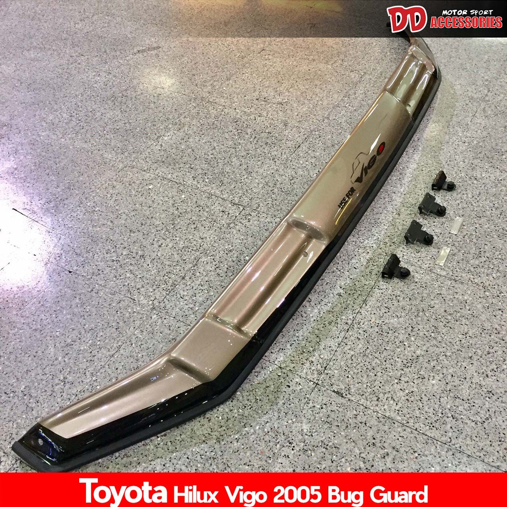 กันแมลง บังลมหน้า กันสาดหน้ารถ vigo 2005 2007 2009 2010 สีดำ สีบอน สีทอง เว้าจมูก ไม่เว่าจมูก ราคาพิเศษ - รูปที่ 2