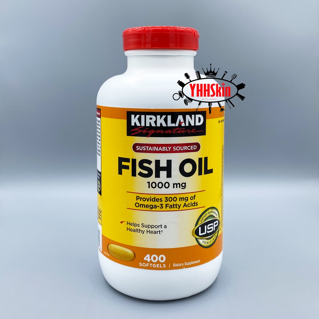 Kirkland Signature Fish Oil 1000 mg. 400 Softgels good_luck888 ThaiPick