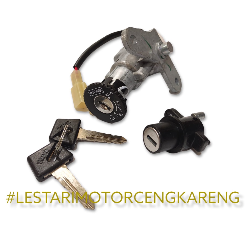 MINDA IGNITION KEYSET KEY SET YAMAHA JUPITER Z BURHAN 5TN ORIGINAL 2000-2008 KT-156 รถจักรยานยนต์