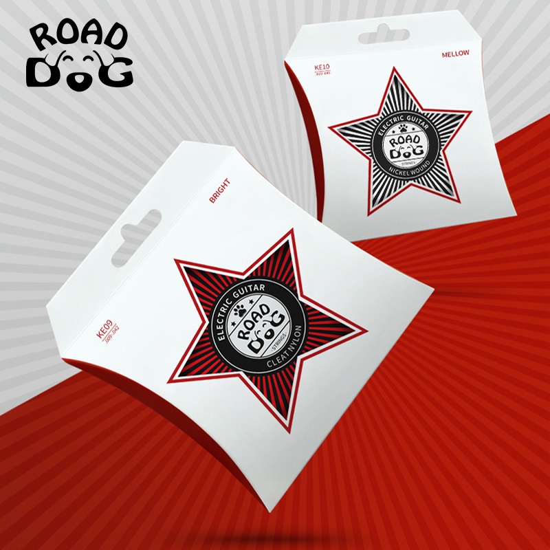 ROAD DOG สายกีตาร์ไฟฟ้า Set6 Root KE-09/KE-10 lon เคลือบ Antirust สายกีตาร์ไฟฟ้า