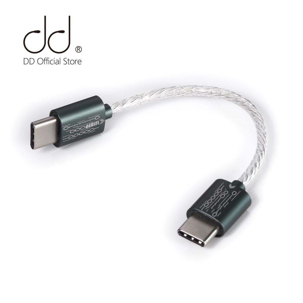 Dd ddHiFi All-New อัพเกรด TC05 TypeC เป็น TypeC สายเคเบิลข้อมูล เชื่อมต่อ USB-C ถอดรหัส เครื่องเล่นเ