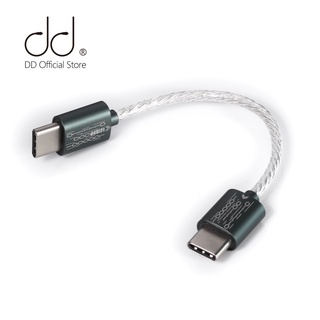 Dd ddHiFi All-New อัพเกรด TC05 TypeC เป็น TypeC สายเคเบิลข้อมูล เชื่อมต่อ USB-C ถอดรหัส เครื่องเล่นเพลง พร้อมสมาร์ทโฟน คอมพิวเตอร์