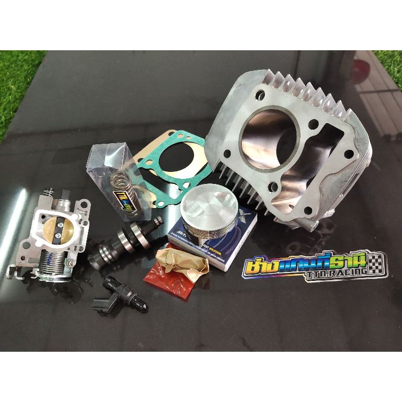 ชุดลูกไมตรอน X w125i วาฬ-LED /MSX ทุกปี ลูก56/57มิล พร้อมใส่ได้เลย เสื้อ-ลูก ใส่เวฟ125i LED-วาฬ /Msx