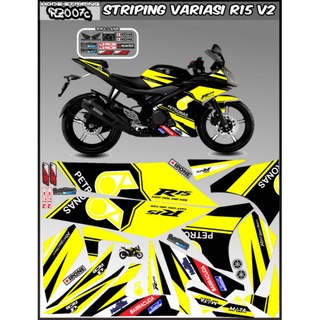 สติกเกอร์ติดตกแต่งรถจักรยานยนต์ yamaha R 15 v2 Variation decal r15 old sticker r15 old