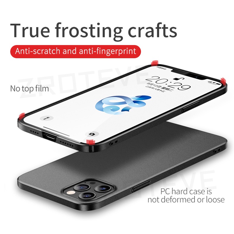 สําหรับiPhone17 ProกรณีZROTEVEหรูหราUltra Slim Frosted Hard PCสําหรับiPhone 17 Air 16 16e 14 15 Pro Max iPhone15 iPhone16 Plusเคสโทรศัพท์ - รูปที่ 6