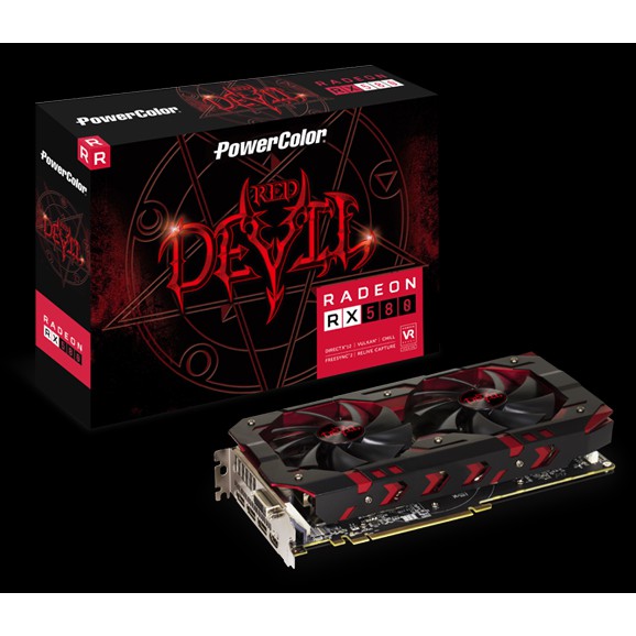 RX580 PowerColer Red Devil 8GB ประกัน3 ปี