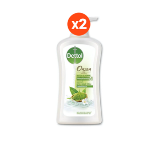 Dettol เดทตอล ออนเซ็น เจลอาบน้ำ ดีท็อกซ์ซิฟายอิ้ง 500 มล. x 2 ขวด