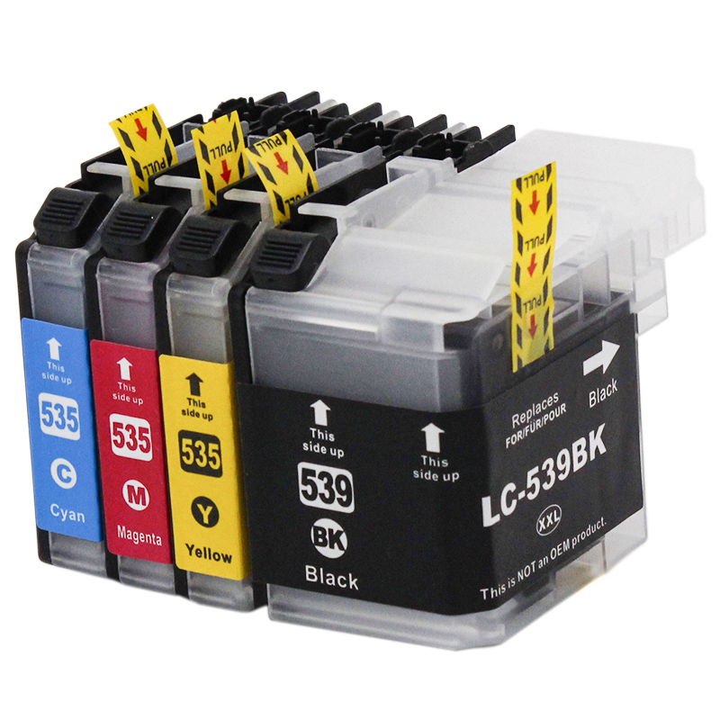 LC 539 LC 535 LC-539XL LC-535XL LC539 XL LC535 XL Compatible 4 Multi Ink Cartridge For BROTHER