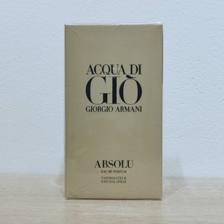 Giorgio Armani Acqua Di Gio Absolu for men EDP 75 ml กล่องซีล(เช็คสต้อคก่อนทำรายการนะคะ)