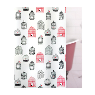 🔥ยอดนิยม!! ผ้าม่านห้องน้ำ PEVA WSP รุ่น SCP-18 NO.U8053 ขนาด 180 x 180 ซม. Shower Curtains &amp; Accessories