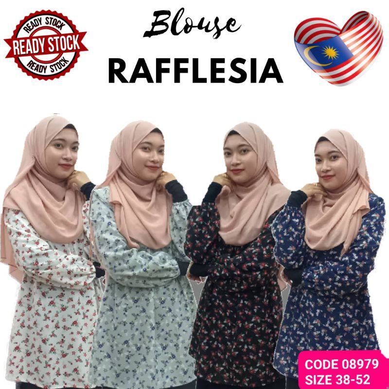 เสื้อเบลาส์ Raffila Corak Bunga by Naz Indah ( ก็อด: 08979)