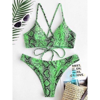 พร้อมส่ง ! บิกินี่ ทูพีช(size : M) BIKINI ZAFUL , SHEIN