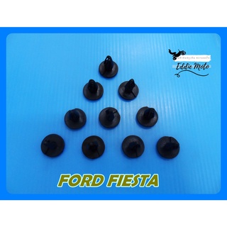 FORD FIESTA FRONT BUMPER LOCKING CLIP SET "BLACK" (10 PCS.) // กิ๊บกันชน FORD FIESTA (10 ตัว)