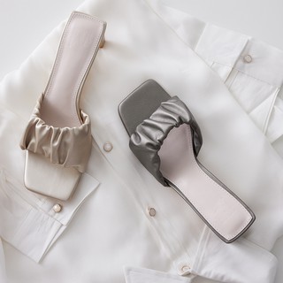 Puff - รองเท้าส้นสูง 2.5 นิ้ว (Neutral Tone) อัพลุคแบบชิลล์ๆ 👡